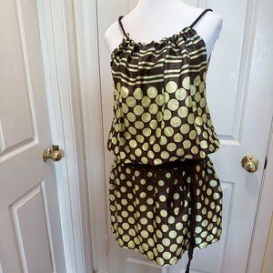 A Common Thread Polka Dot Print Dress / S / Vintage Y2K / EUC / Anthropologie